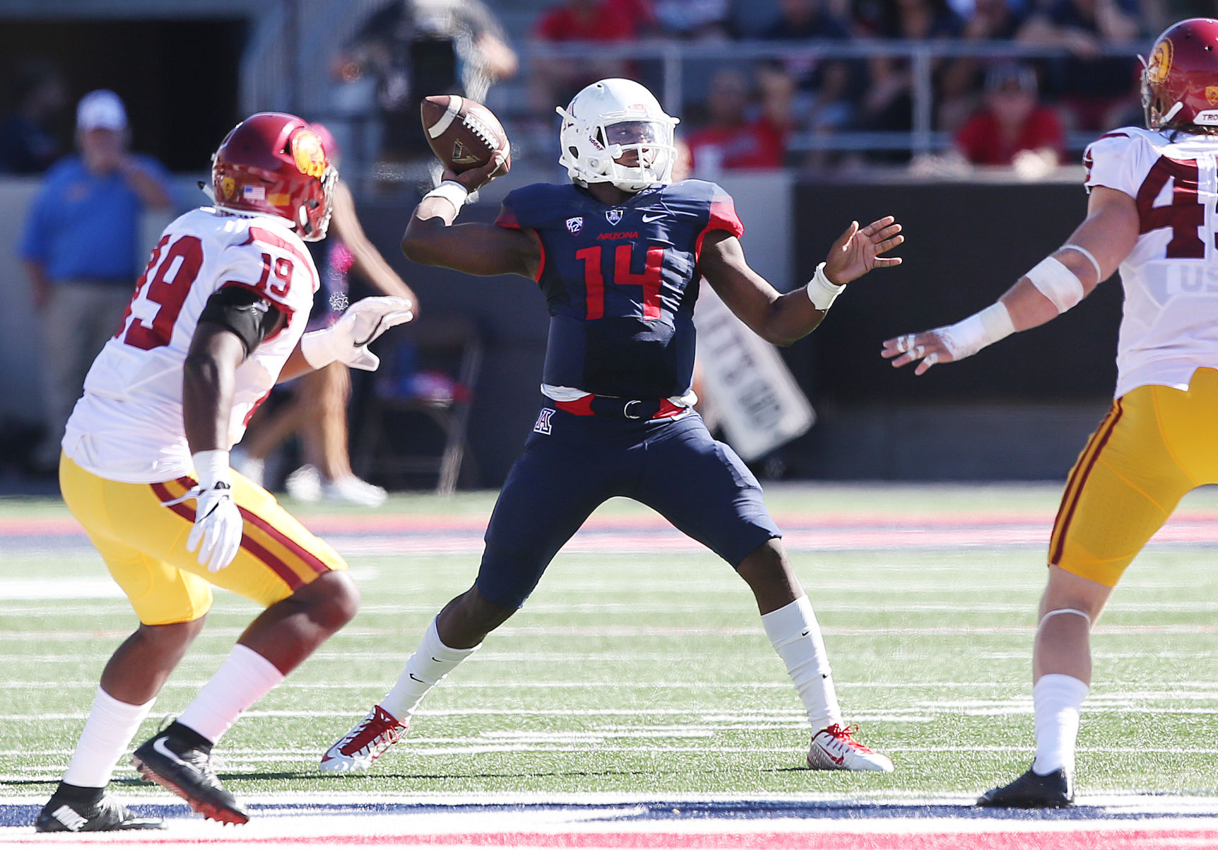 UA quarterback Khalil Tate